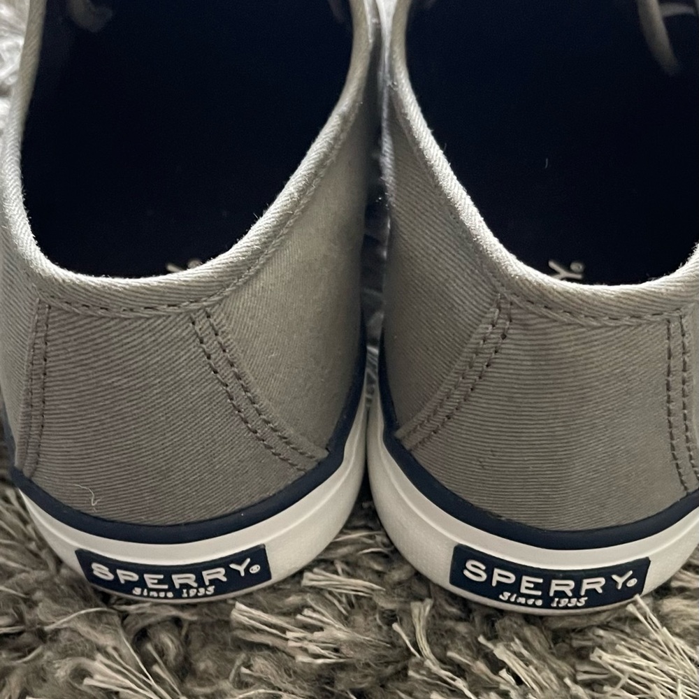Sperry gray canvas sneaker size 7 - Picture 2 of 5